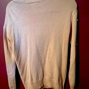 Pink pearl sweater
